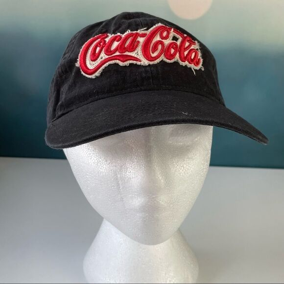 Coca Cola Black Embroidered Hat/Cap - Picture 1 of 9
